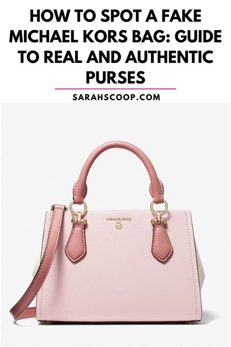 how to know if my michael kors purse is real|authentic Michael Kors purse.